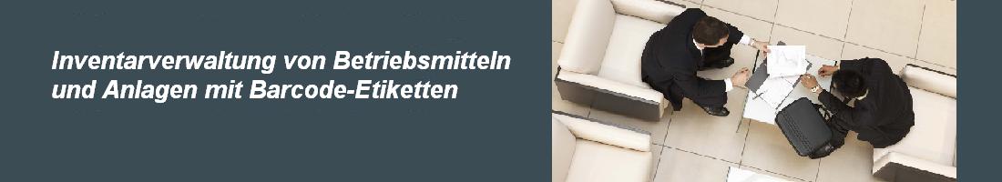 Inventaretiketten / Inventuretiketten direkt mit bestellen: Inventaretiketten mit Barcode oder Inventaretiketten ohne Barcode