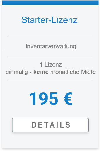 digitale Inventarisierungssoftware Lizenz