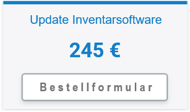 Inventarsoftware Update aus dem Vorjahr