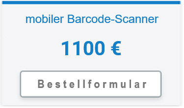 Inventarsoftware mobiler Barcode-Scanner