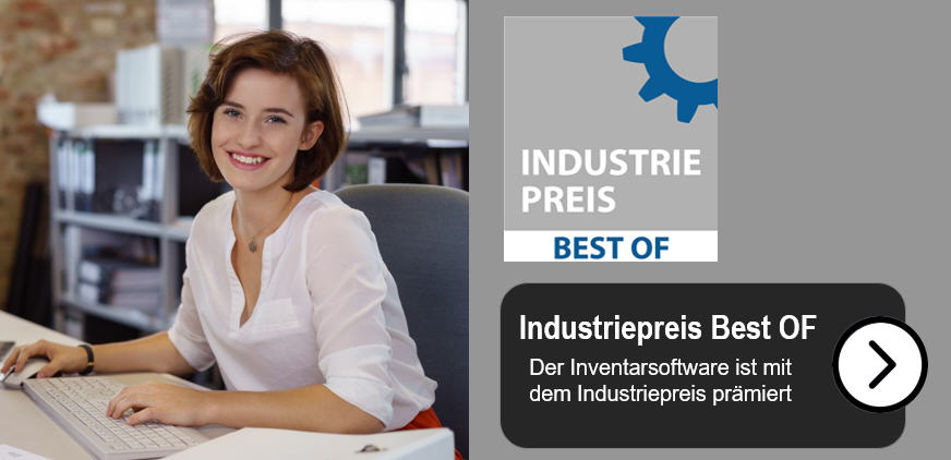 Industriepreis Inventarsoftware Inventarverwaltung mit APP, Hoppe Unternehmensberatung
