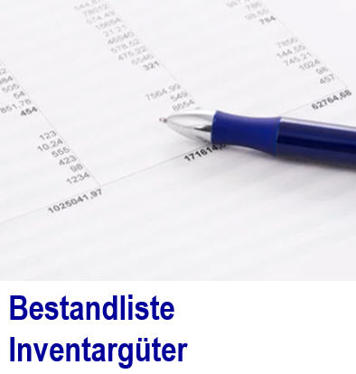 Bestandliste erzeugen. Gnstige Inventarverwaltung Bestandliste, Inventar, Bestand, Liste