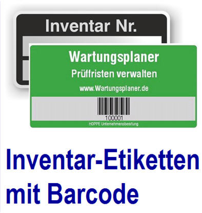   Inventaretiketten gestalten - Setzen Sie auf die bewährte Eigentumskennzeichnung
