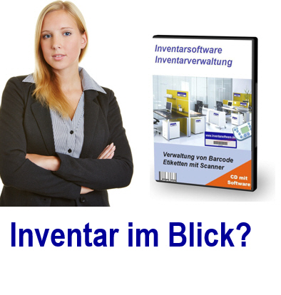 Inventarverwaltung  erfasst jedes Inventargut.  Inventar im Griff.. Gr