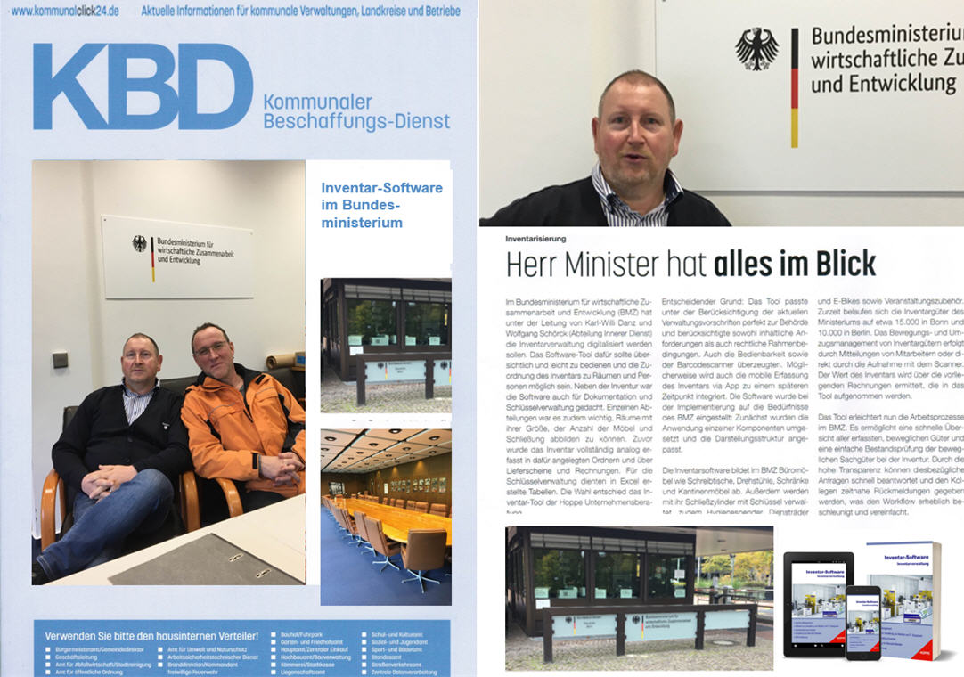 KBD Kommunaler Beschaffungs-Dienst, MUP Verlag München Inventarmanagement Bundesministerium für wirtschaftliche Zusammenarbeit und Entwicklung